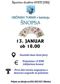 Turnir v kartanju šnopsa